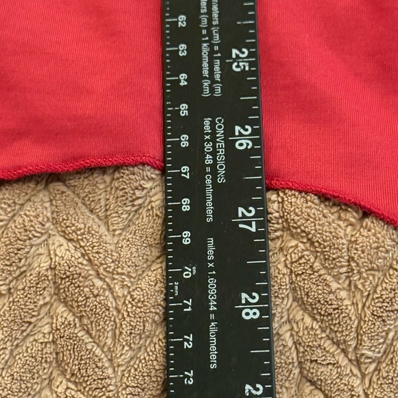 ROSE GAL Womens 24 Tunic Red Boho‎ Office Silky Whimsigoth Asymmetrical Hem - Picture 5 of 7